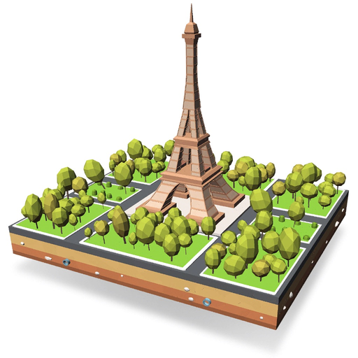 Idle Landmarks app icon