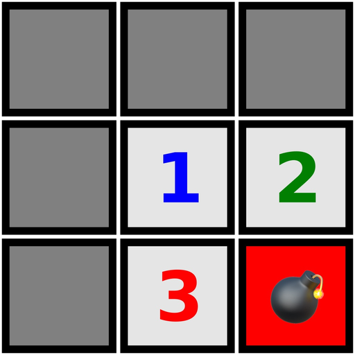 Minesweeper in the dark app icon