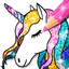 Unicorn Coloring Book Sparkle icon