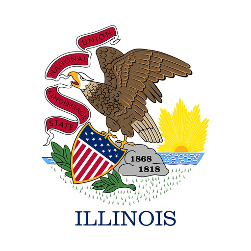 Illinois emoji - USA stickers app icon