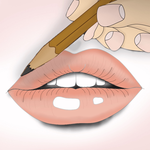 How To Draw Lips with Steps app icon