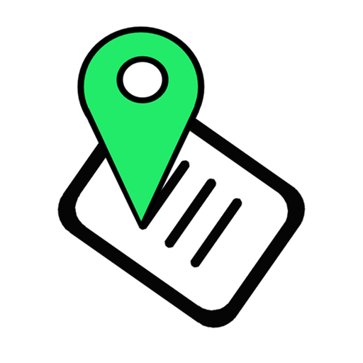 Address note-place, navigation app icon