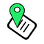 Address note-place, navigation icon