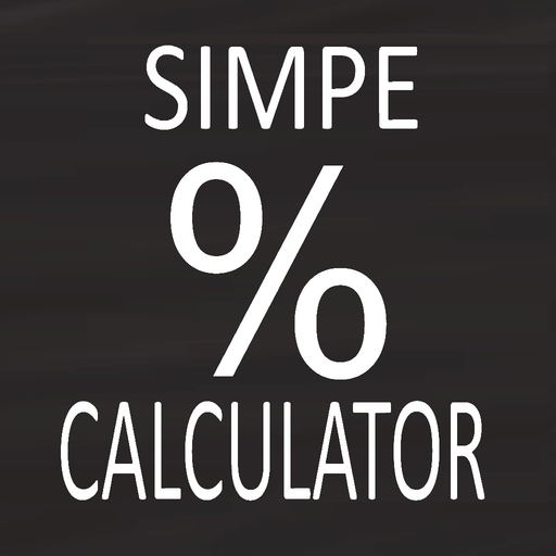 Simple percentage calculator app icon