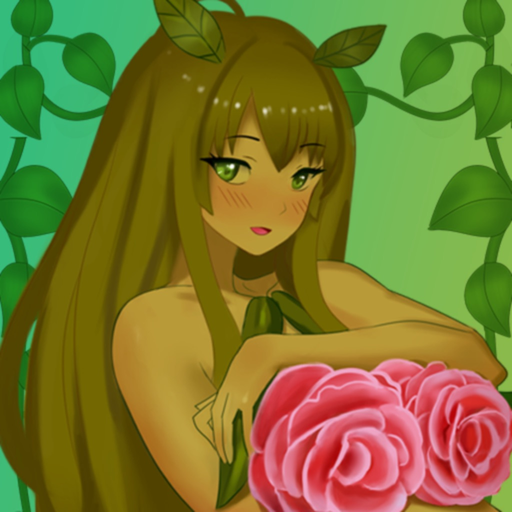 Flowergotchi pocket plant girl app icon