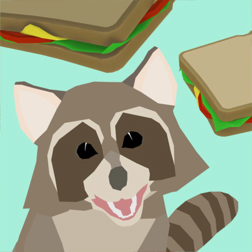 Hungry Raccoon 3D app icon