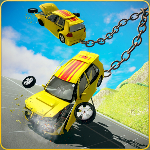 Chained Car Crash Beam Driving app icon