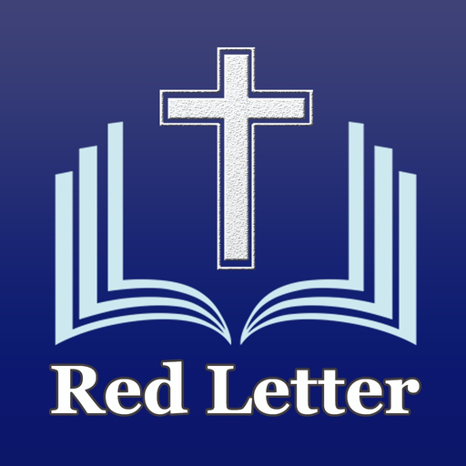 Red Letter King James Version app icon