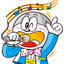 What a surprise! Umaibo clock icon