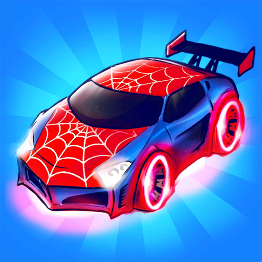 Merge Neon Cars - Merging game app icon