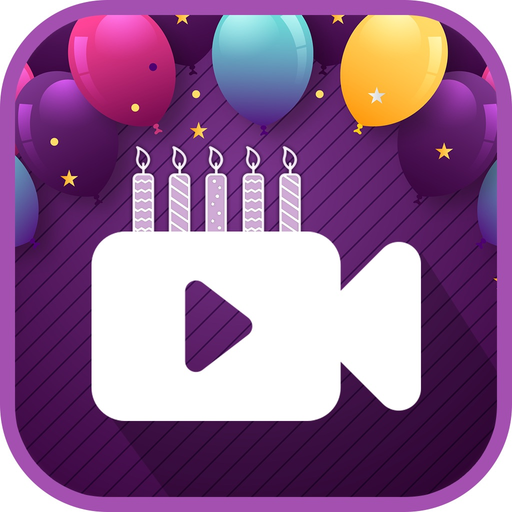 Birthday Video Editor Song app icon