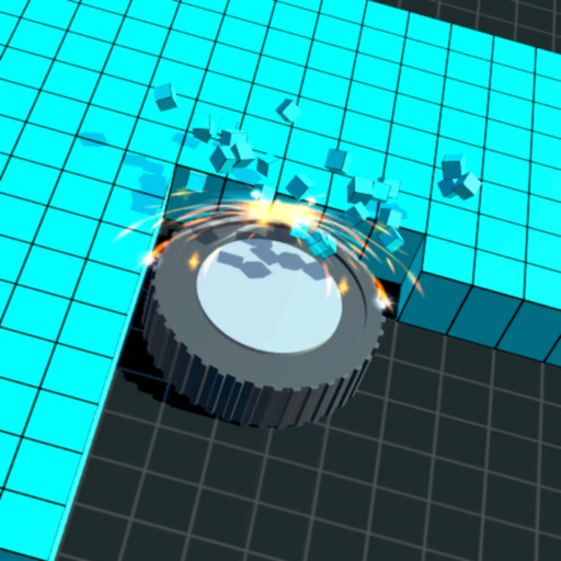 Color Cube Crush: 3D Saw Cut app icon
