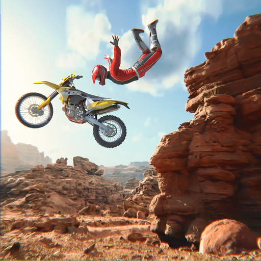 Moto Bike Stunt Racing Games app icon