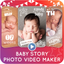 Baby Story Photo Video Maker icon