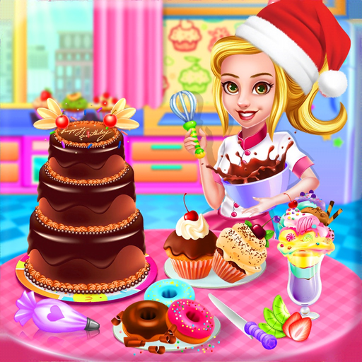 Christmas Doll Cooking Cakes app icon