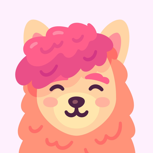 My period calendar Pinkllama app icon