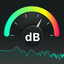 Decibel - sound level meter icon