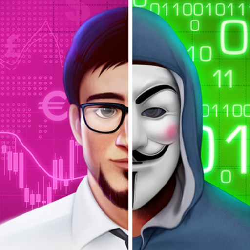 Hacker or Dev Tycoon? Clicker app icon