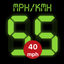 GPS Speedmeter mph kmh icon