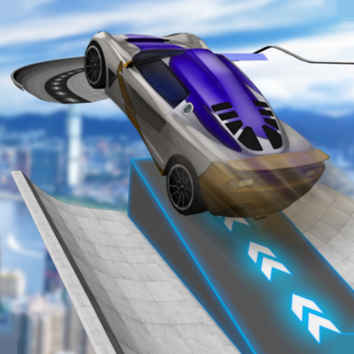 Spooky Man Car Stunt On Sky app icon