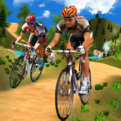 Downhill Traveling On Bicycle app icon