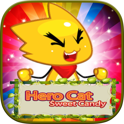 Hero Cat Sweet Candy app icon