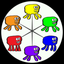 Wiggly Loaf Color Wheel icon