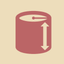 surface of cylinder calculator icon