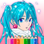 Kawaii Anime Coloring Book icon