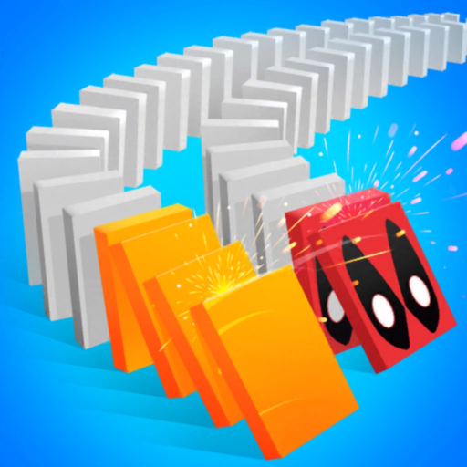 Falling Dominos Smash Toppling app icon