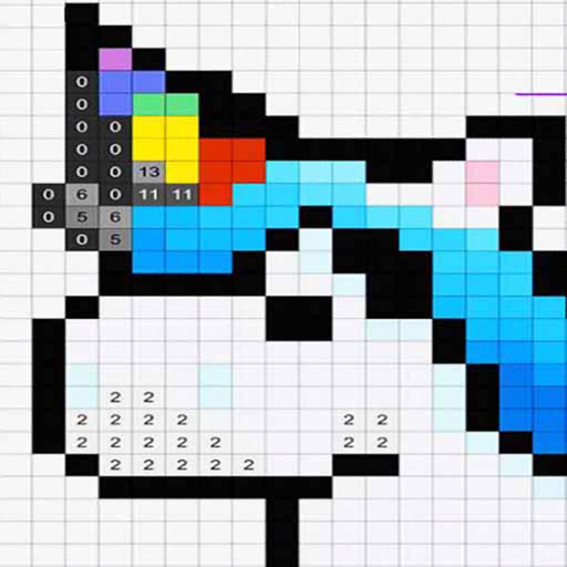 Color by Number Paint Coloring app icon