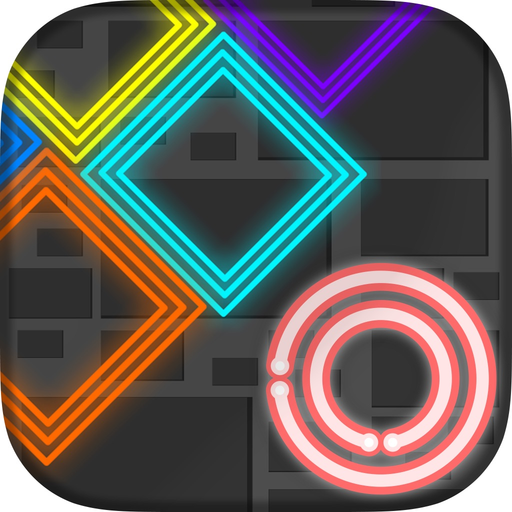 Neon Glow Path Legend app icon
