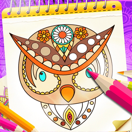 Coloring Book Number Color Art app icon