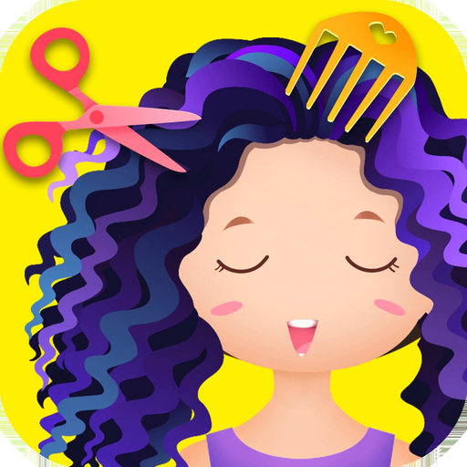 Hair salon & makeup game app icon