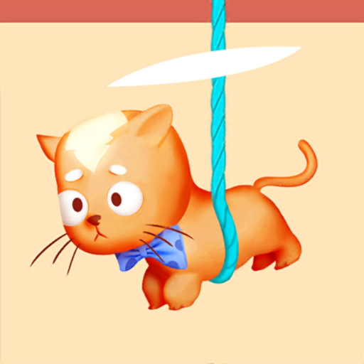 Rescue Kitten - Rope Puzzle app icon