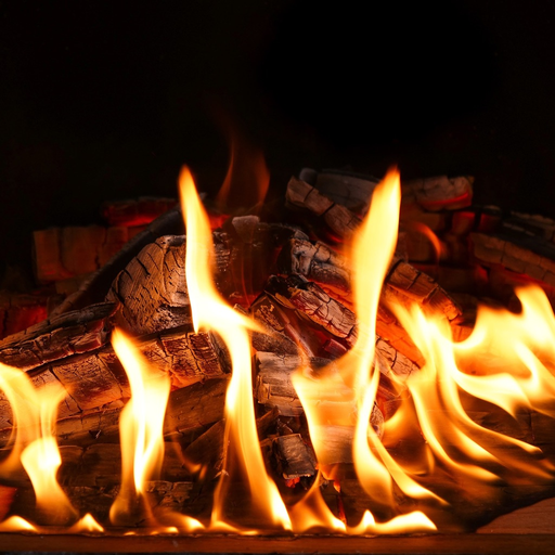 Healing fire and natural sound app icon
