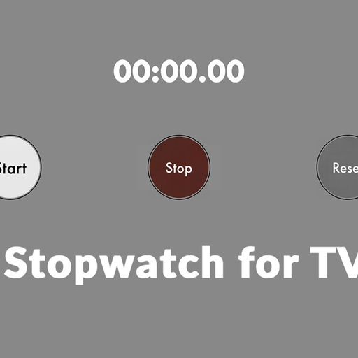 Stopwatch for TV app icon