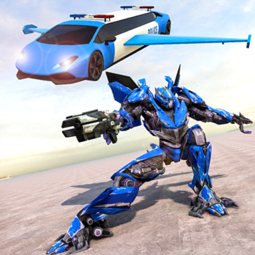 Flying Limo Car Robot War app icon