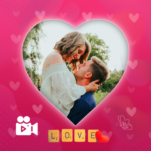 Love Video Maker With Songs app icon
