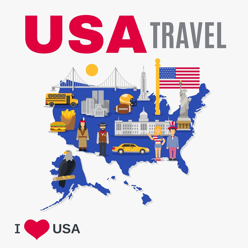 USA Travel: I've Been in US app icon
