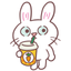 Mumimin the rabbit icon