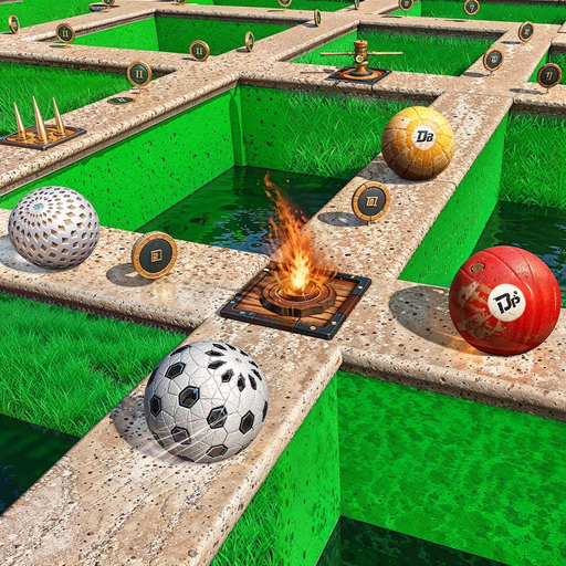 Maze ball - Wall Car Driving app icon