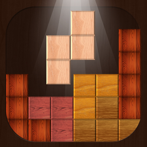Wooden cubes: Block puzzle app icon