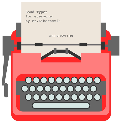 Loud Typer app icon