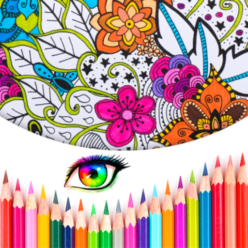 Coloring Book- Stress relaxing app icon
