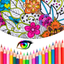Coloring Book- Stress relaxing icon