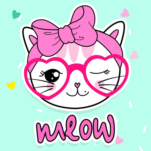 Meowgical: Animated Stickers app icon
