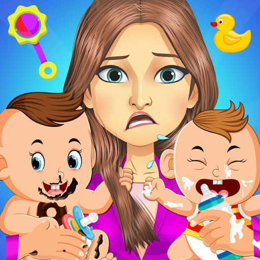 Silly Twins Baby Care Nursery app icon