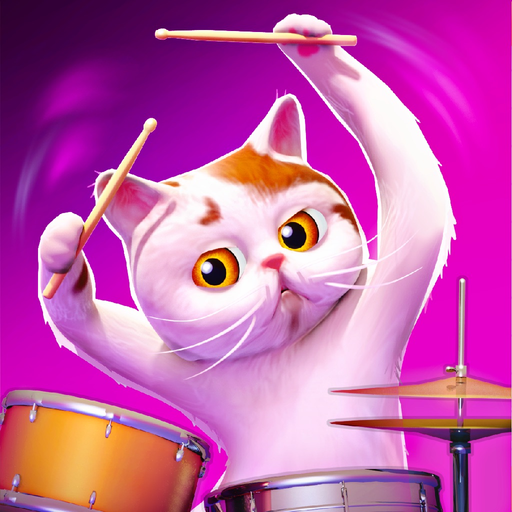 Cat Drummer Legend  - Toy app icon