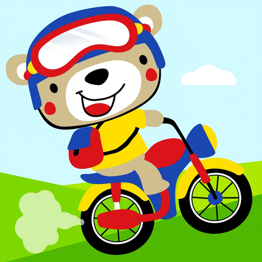 Moto: Motorcycle Game for Kids app icon